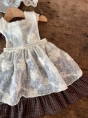 Beau jurkje - Bruin check