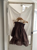 Beau jurkje - Bruin check