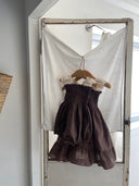 Beau Strampler - braun kariert