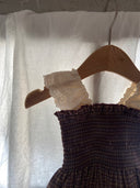 Beau Strampler - braun kariert