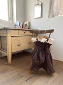 Beau Strampler - braun kariert