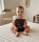 Beau Strampler - braun kariert