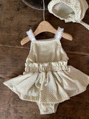 Fiona badpak met rokje - Olive