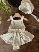 Fiona badpak met rokje - Olive