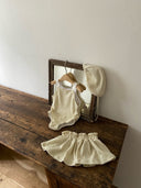 Fiona badpak met rokje - Olive