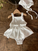 Fiona badpakset met rokje - wit