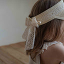 Liva straw lace sun cap
