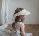 Liva straw lace sun cap