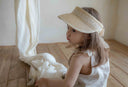 Liva straw lace sun cap