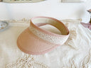 Liva straw lace sun cap