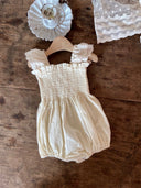 Beau rompertje - creme - romper - Petite Amé