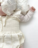 Beau rompertje - creme - romper - Petite Amé