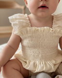 Beau rompertje - creme - romper - Petite Amé