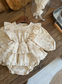 Elisabeth romper dress - flower - Jurkje - Petite Amé