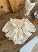 Elisabeth romper dress - flower - Jurkje - Petite Amé