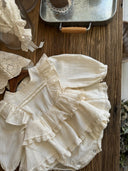 Elisabeth romper dress - Ivory - Jurkje - Petite Amé