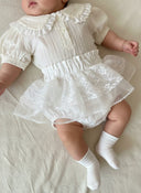Genevieve blouse - creme - blousje - Petite Amé