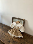Genevieve blouse - creme - blousje - Petite Amé