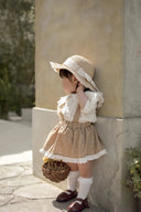 Genevieve blouse - creme - blousje - Petite Amé