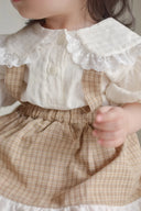 Genevieve blouse - creme - blousje - Petite Amé