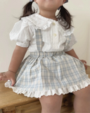 Genevieve blouse - wit - blousje - Petite Amé