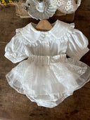 Genevieve blouse - wit - blousje - Petite Amé