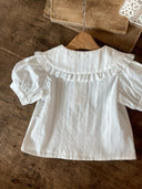 Genevieve blouse - wit - blousje - Petite Amé