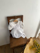 Genevieve blouse - wit - blousje - Petite Amé