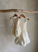 June dress - Ivory - Jurkje - Petite Amé