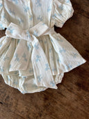 Leah romper jurkje met strik - romper - Petite Amé