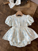 Leah romper jurkje met strik - romper - Petite Amé