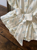 Leah romper jurkje met strik - romper - Petite Amé