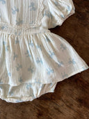 Leah romper jurkje met strik - romper - Petite Amé