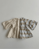 Lucie blouse (Blue Tulip) - Petite Amé