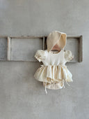 Mia mousseline romper jurkje - romper - Petite Amé