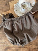 Pistachio bloomer broekje met strikjes