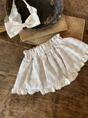 Sora bloomer rokje - beige - bloomer - Petite Amé