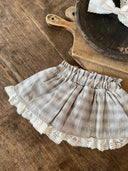 Sora bloomer rokje - grijs - rokje - Petite Amé
