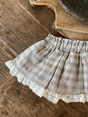 Sora bloomer rokje - grijs - rokje - Petite Amé
