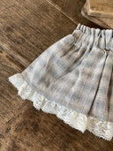 Sora bloomer rokje - grijs - rokje - Petite Amé