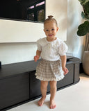 Sora bloomer rokje - grijs - rokje - Petite Amé