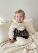 Pistachio bloomer broekje met strikjes